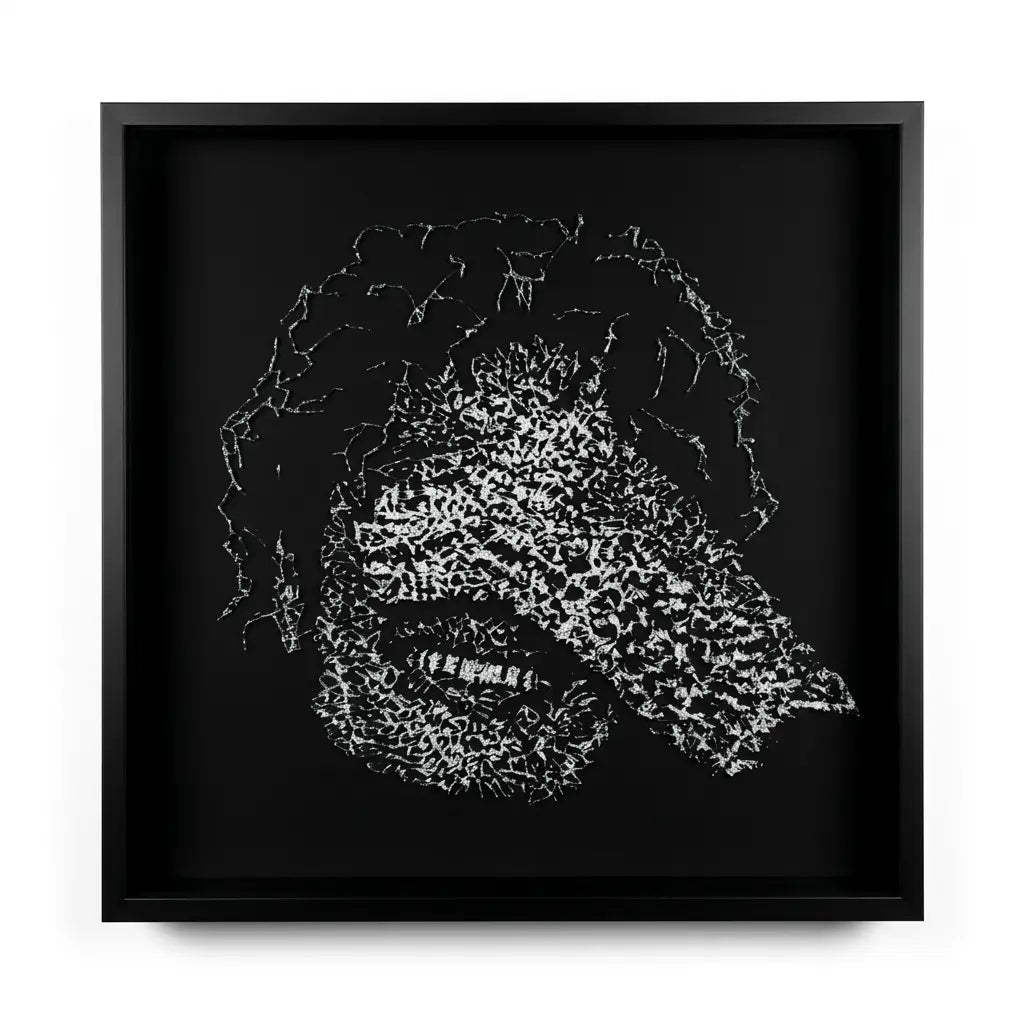 Michael Jackson Handmade Glass Portraits